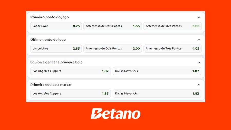 Aposte em quem é o primeiro jogador ou time a marcar, a fazer turnover, assistência ou outros Aposte em quem é o primeiro jogador ou time a marcar, a fazer turnover, assistência ou outros