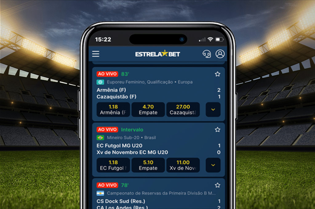 Entre nas apostas ao vivo após realizar o login na EstrelaBet Entre nas apostas ao vivo após realizar o login na EstrelaBet