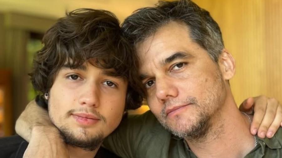 Wagner Moura e o filho, Bem Moura - Reprodução/Instagram