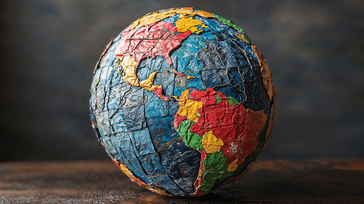 Envolvido em uma cadeia transnacional, o plástico tem uma circulação que não se restringe aos países que produzem a resina Envolvido em uma cadeia transnacional, o plástico tem uma circulação que não se restringe aos países que produzem a resina