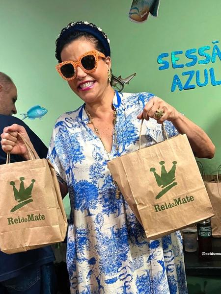 Narcisa Tamborindeguy como garota-propaganda da marca Narcisa Tamborindeguy como garota-propaganda da marca