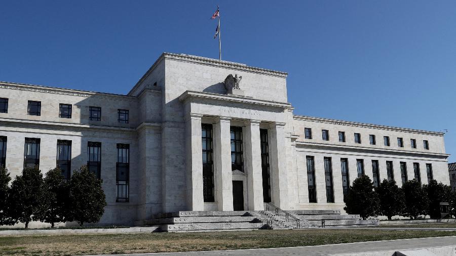 Edifício-sede do Fed, o banco central dos EUA, em Washington Edifício-sede do Fed, o banco central dos EUA, em Washington