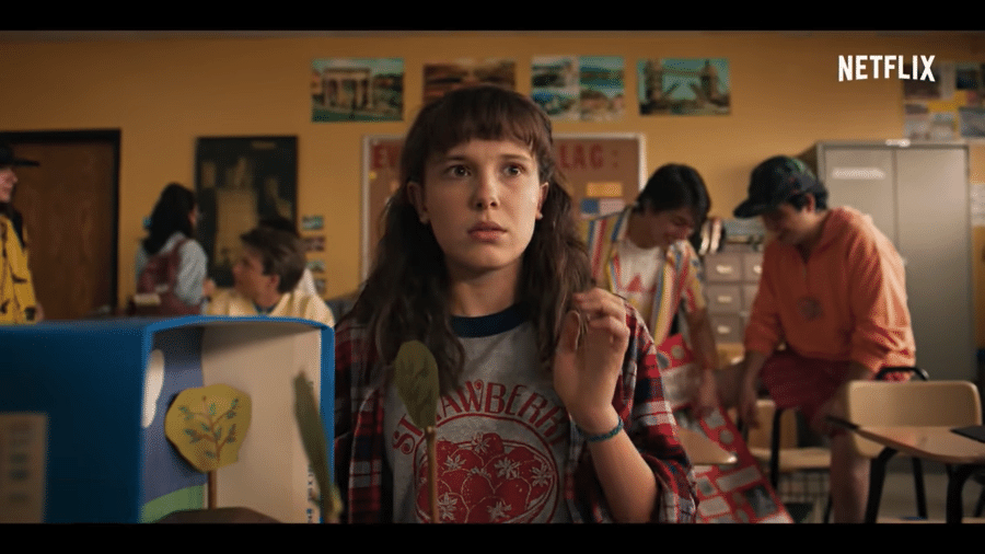 Millie Bobby Brown vive Eleven na série 'Stranger Things' Millie Bobby Brown vive Eleven na série 'Stranger Things'